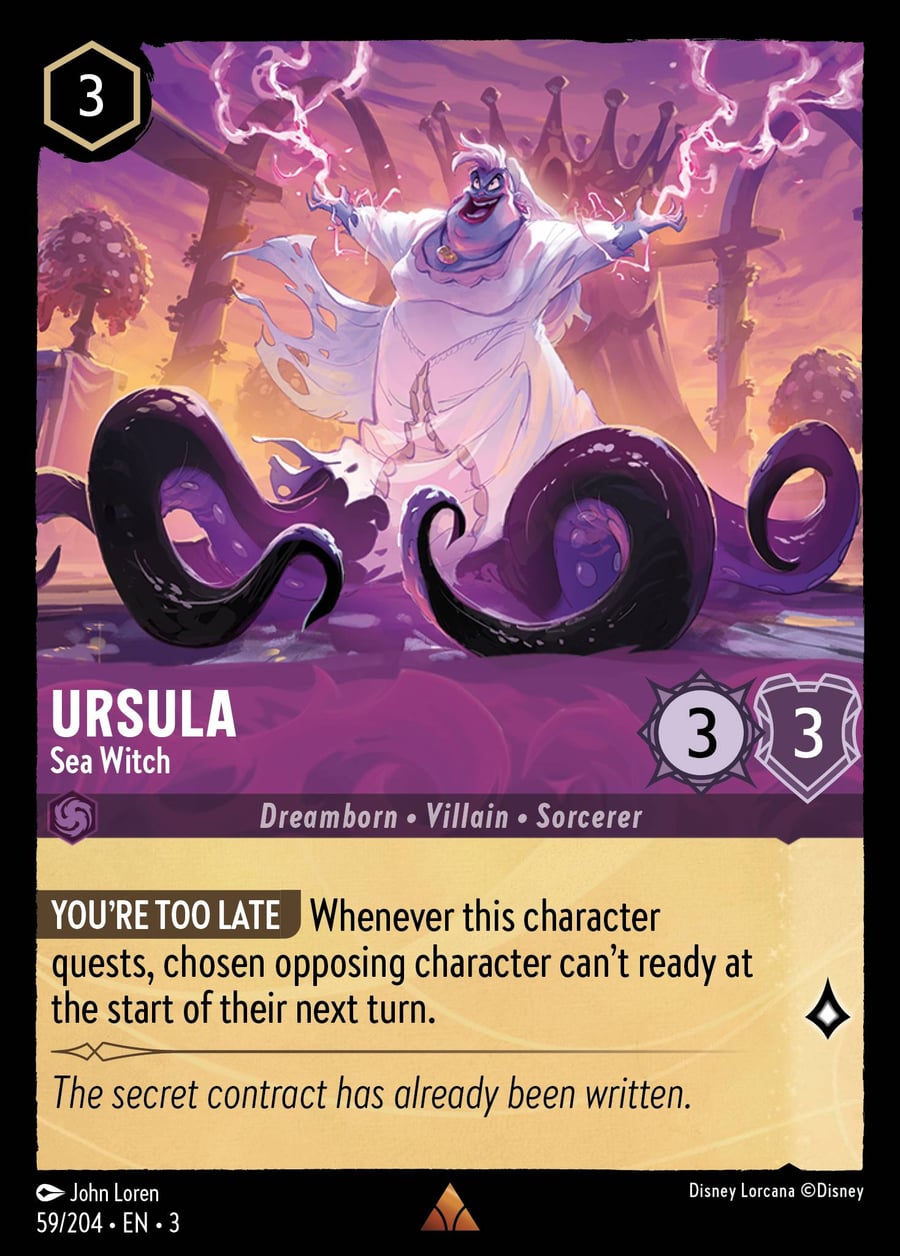 Ursula - Sea Witch card art