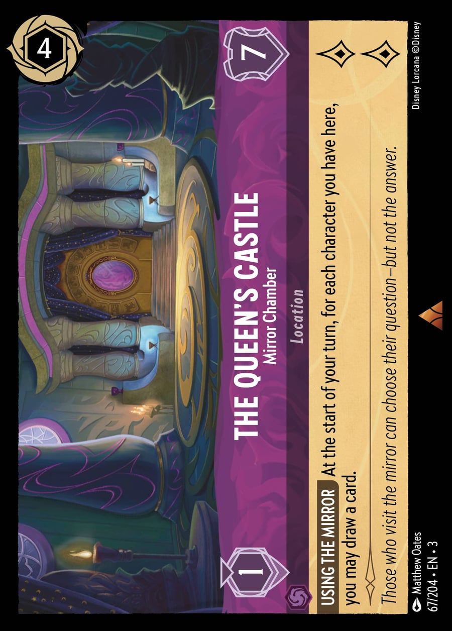 The Queen's Castle - Mirror Chamber card art