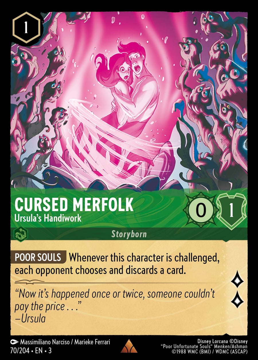 Cursed Merfolk - Ursula's Handiwork card art