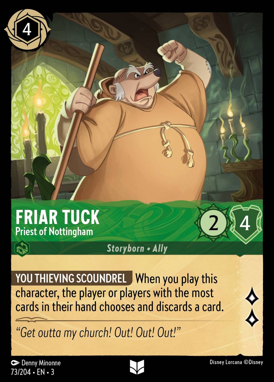 Friar Tuck - Priest of Nottingham card art