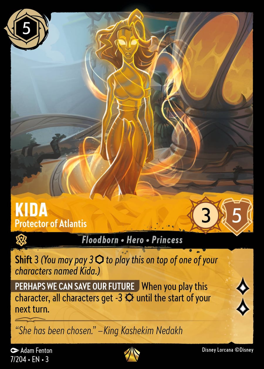 Kida - Protector of Atlantis card art