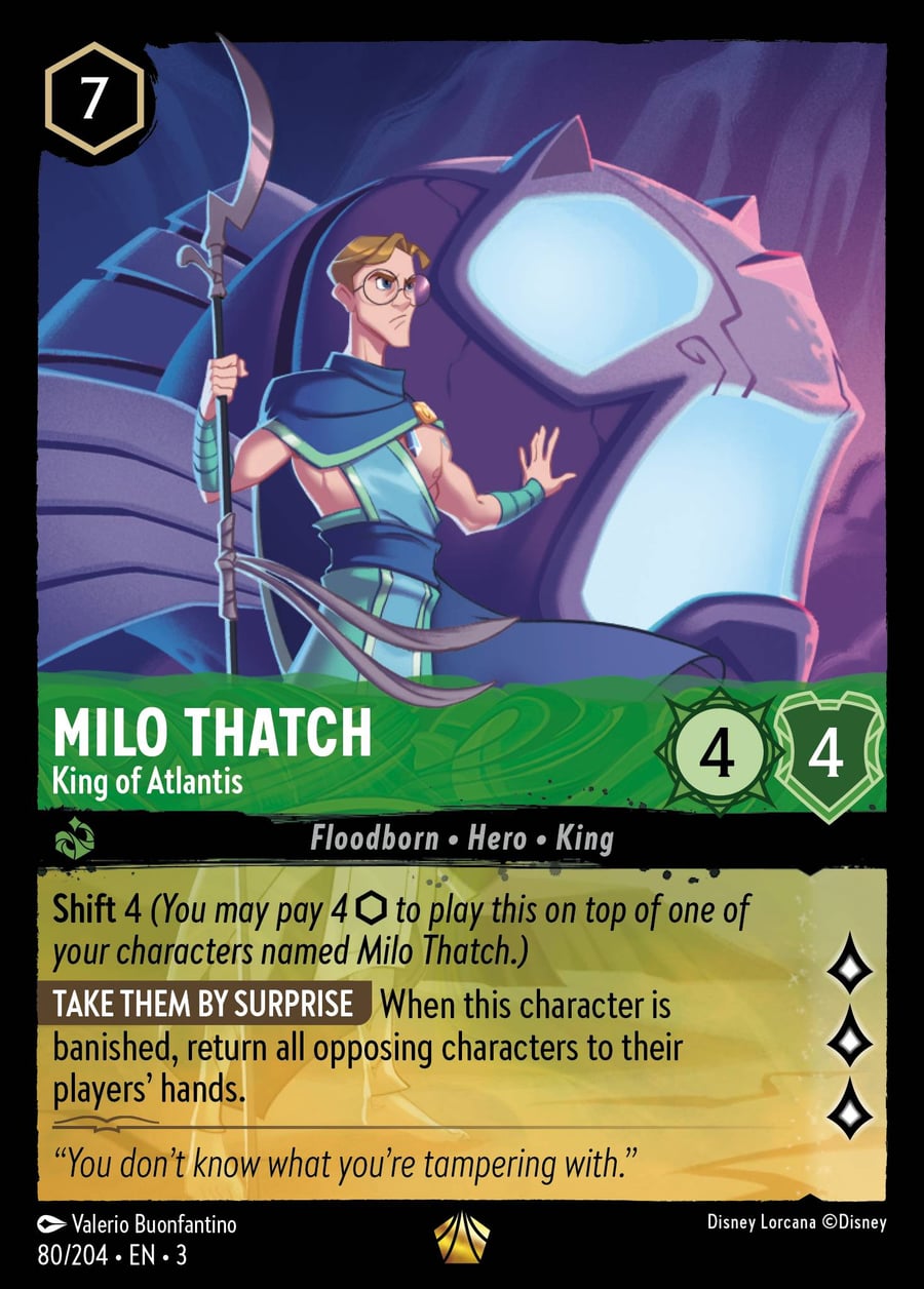 Milo Thatch - King of Atlantis card art