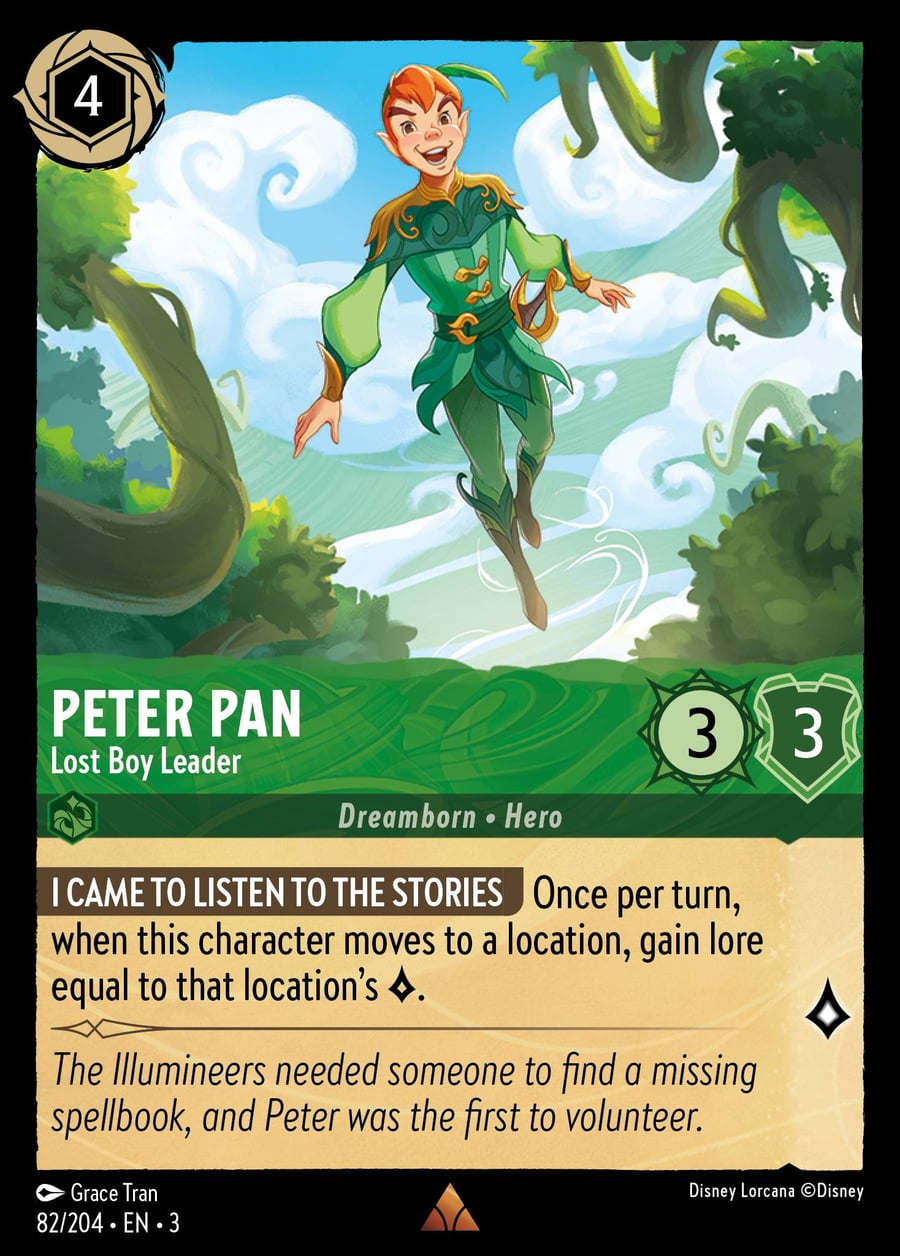Peter Pan - Lost Boy Leader card art