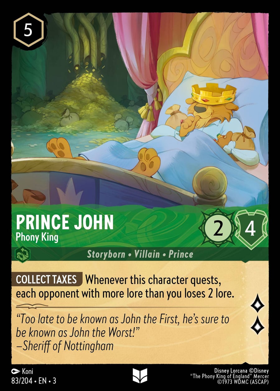 Prince John - Phony King card art