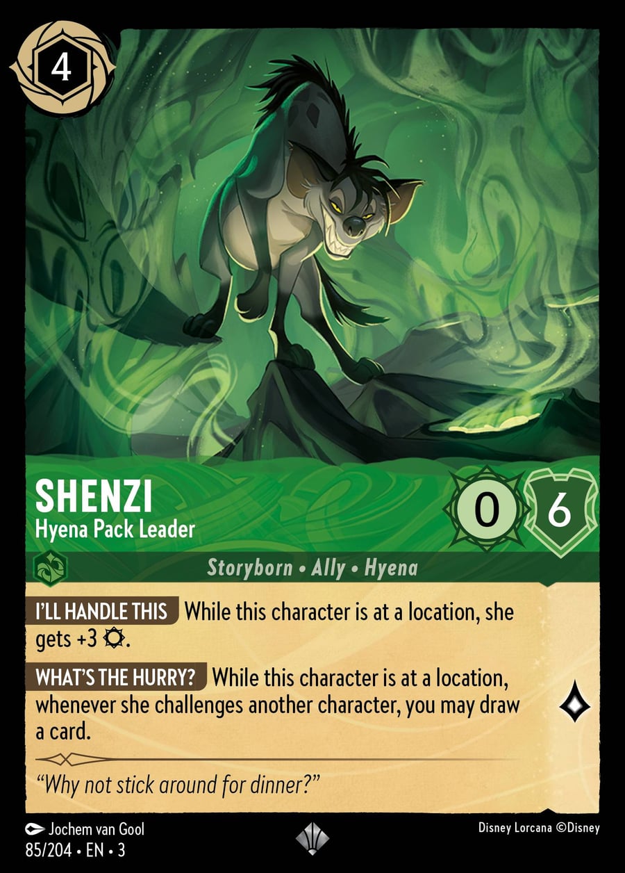 Shenzi - Hyena Pack Leader card art