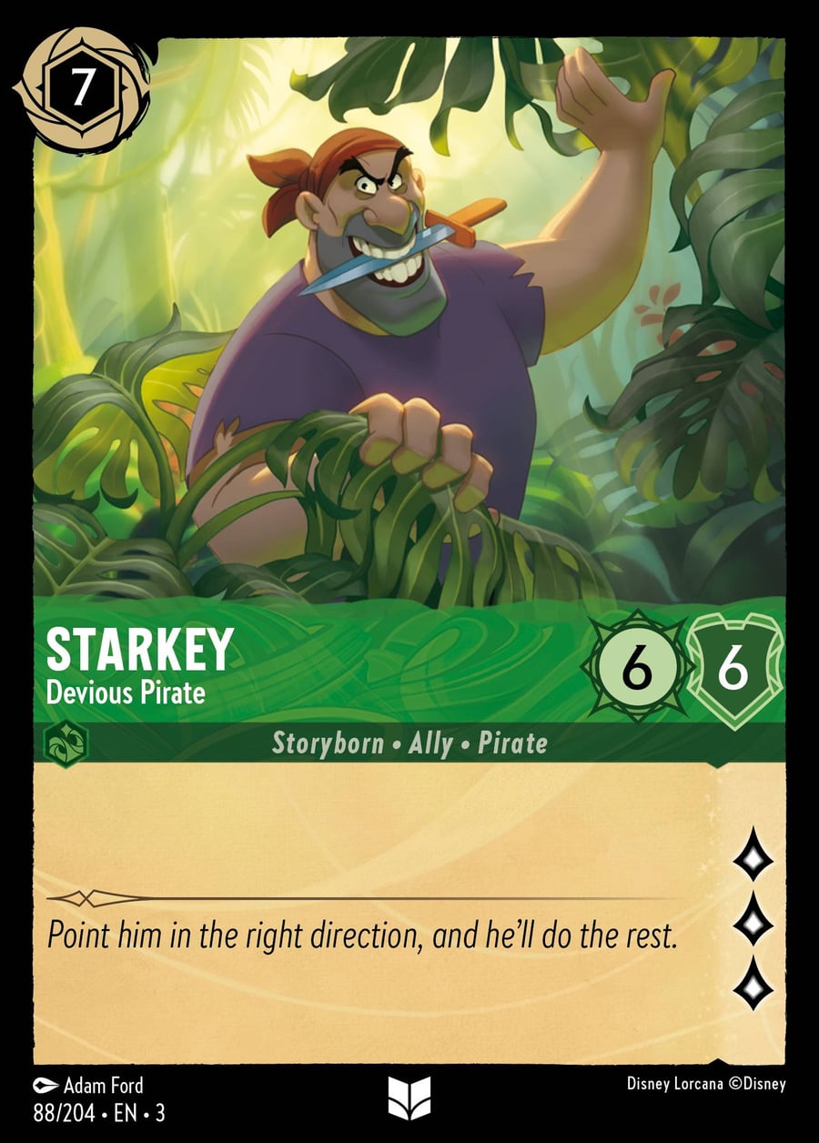 Starkey - Devious Pirate card art