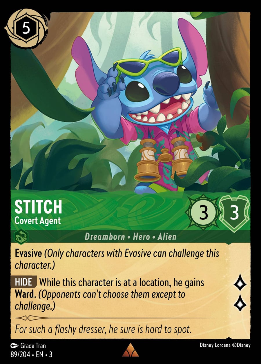 Stitch - Covert Agent card art
