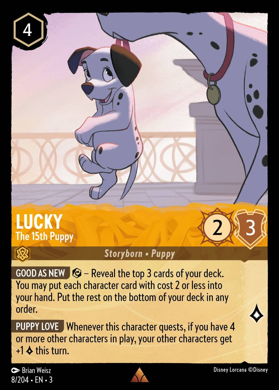 Lucky - The 15th Puppy card art