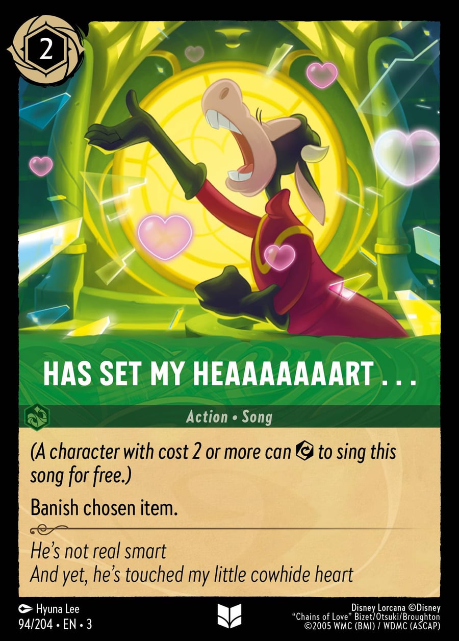 Has Set My Heaaaaaaart . . . card art