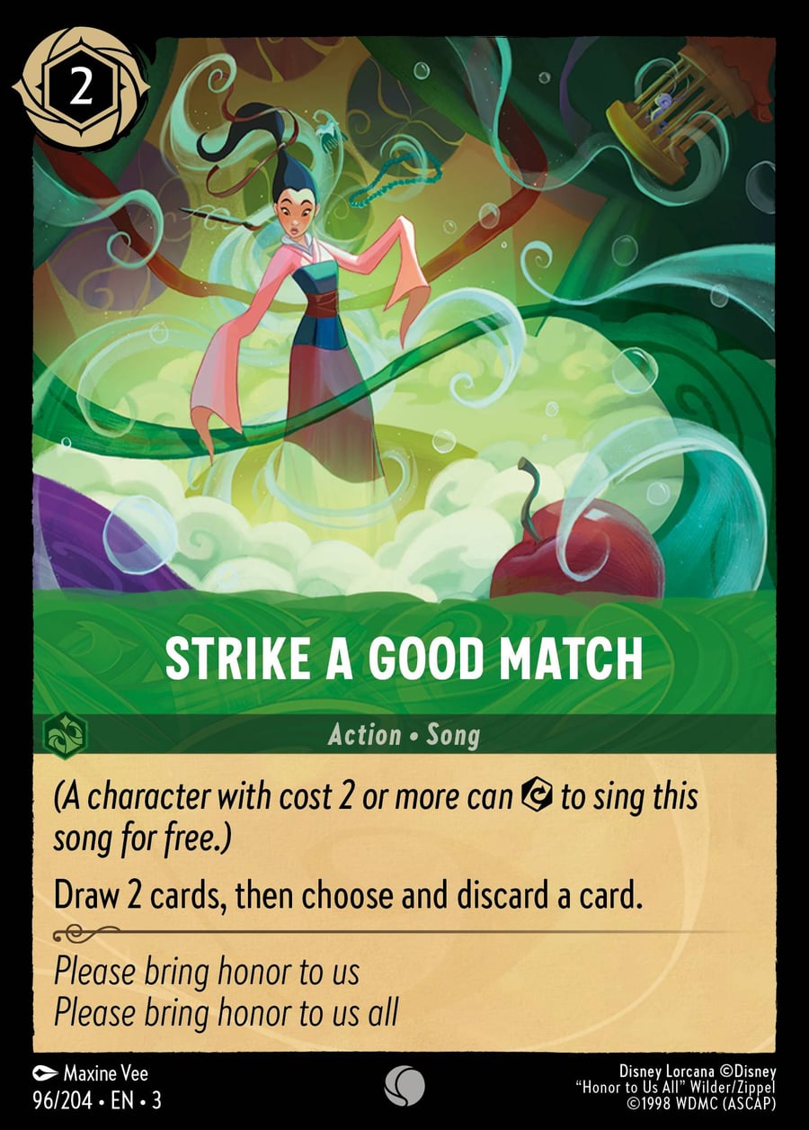 Strike a Good Match card art