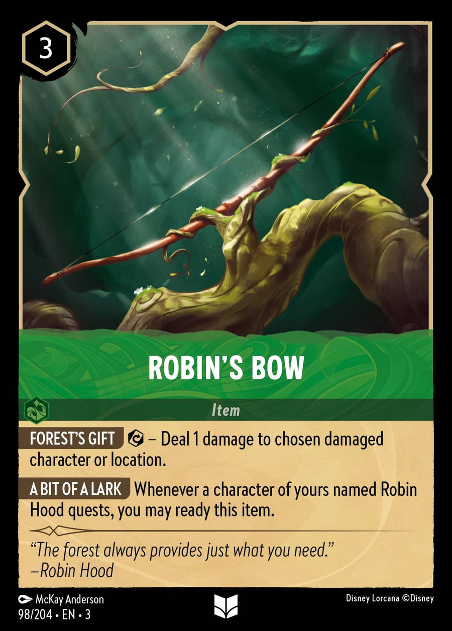 Robin's Bow card art