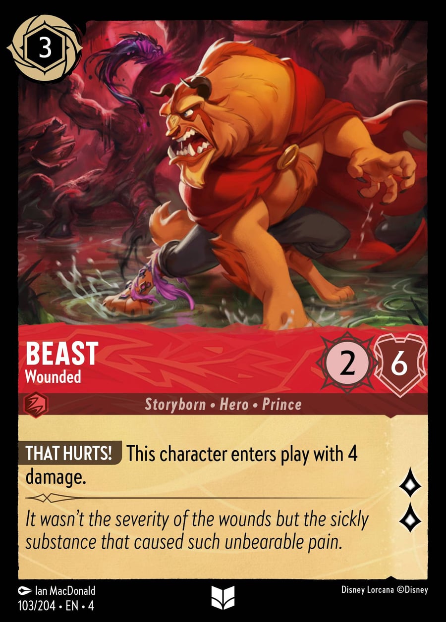 Beast - Wounded card art