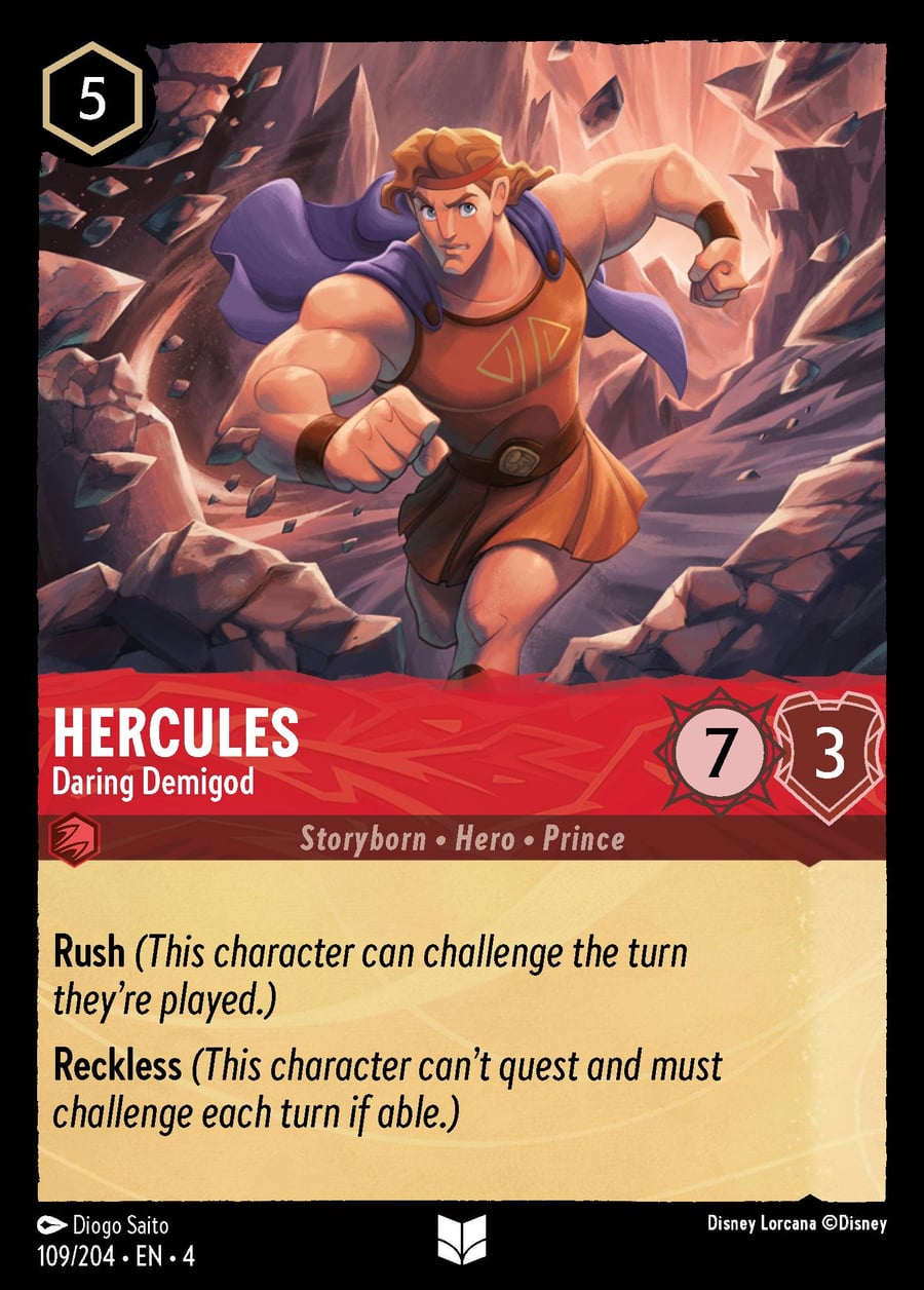 Hercules - Daring Demigod card art