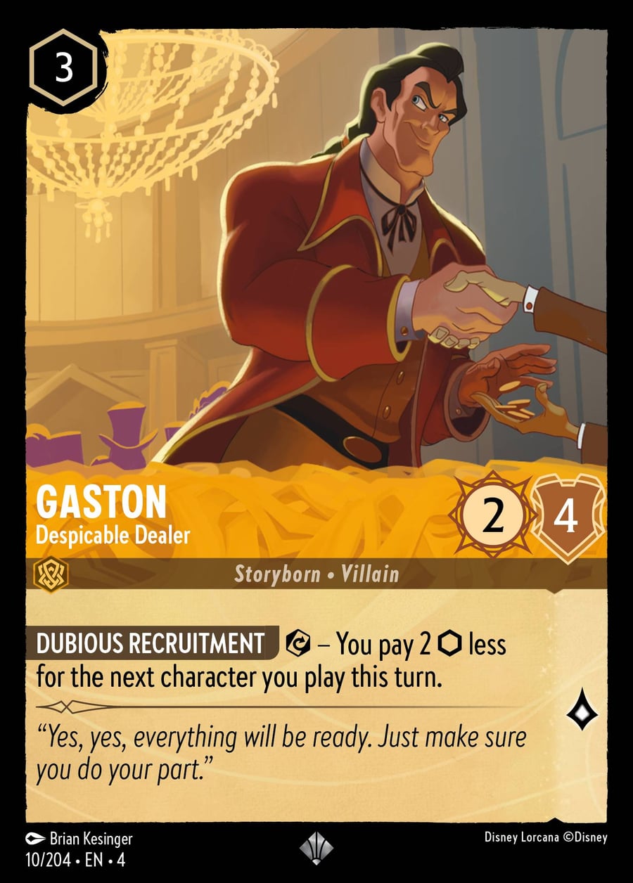 Gaston - Despicable Dealer card art