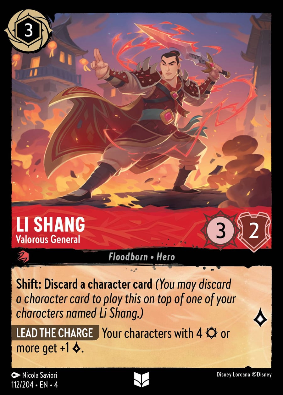 Li Shang - Valorous General card art