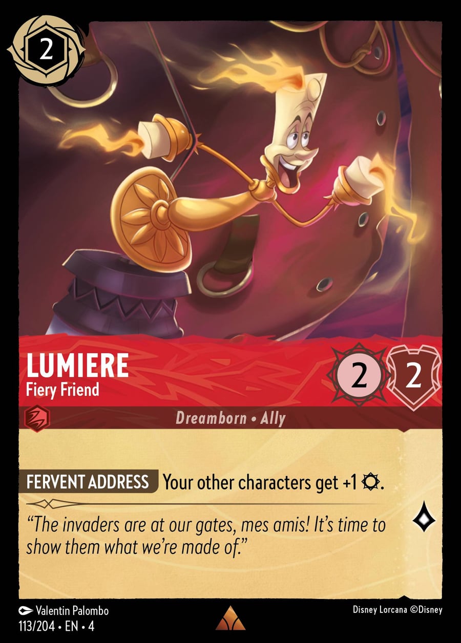 Lumiere - Fiery Friend card art