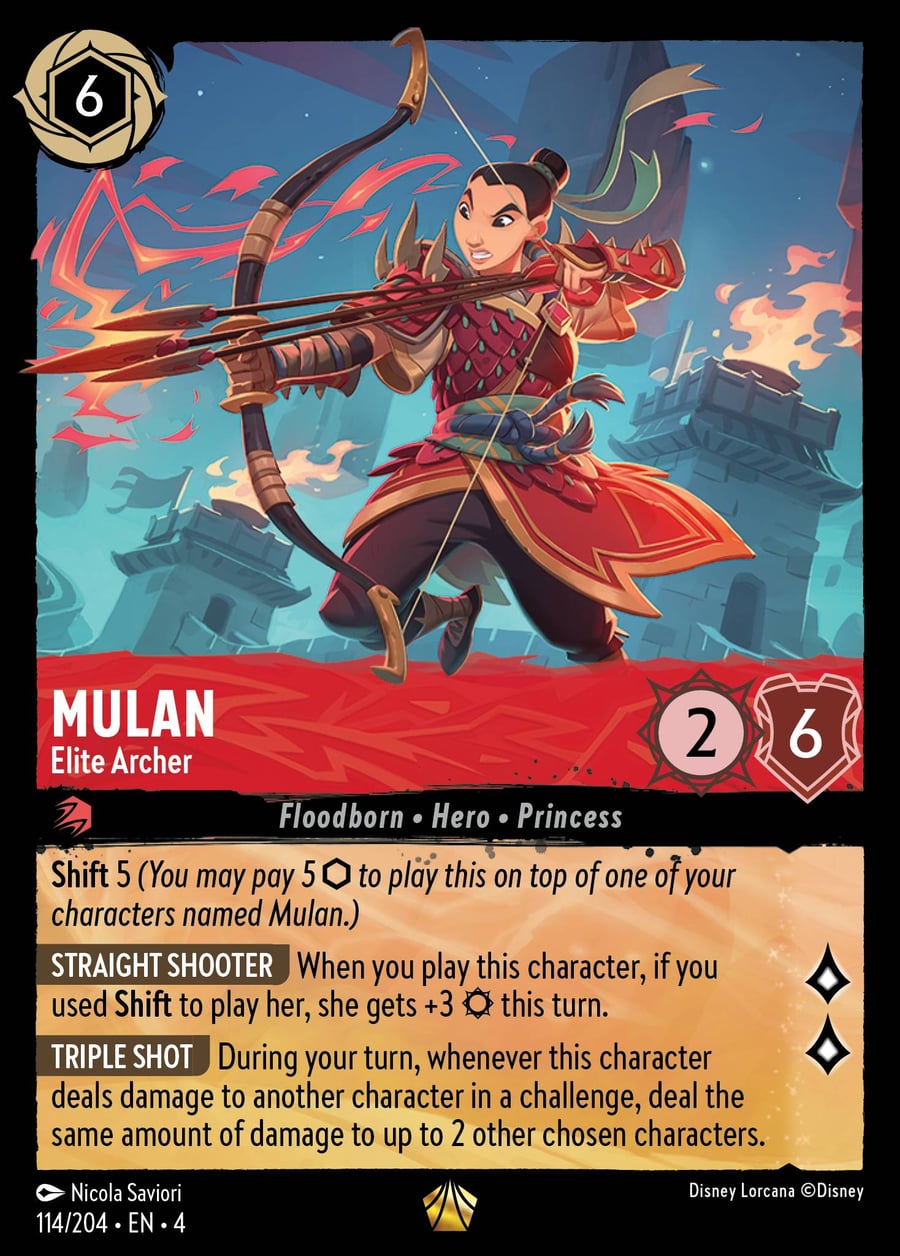 Mulan - Elite Archer card art