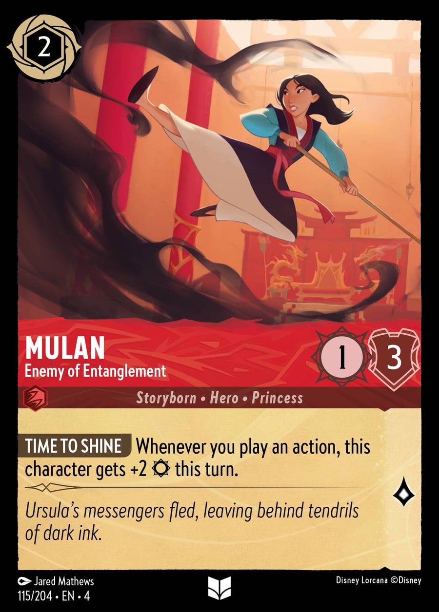 Mulan - Enemy of Entanglement card art