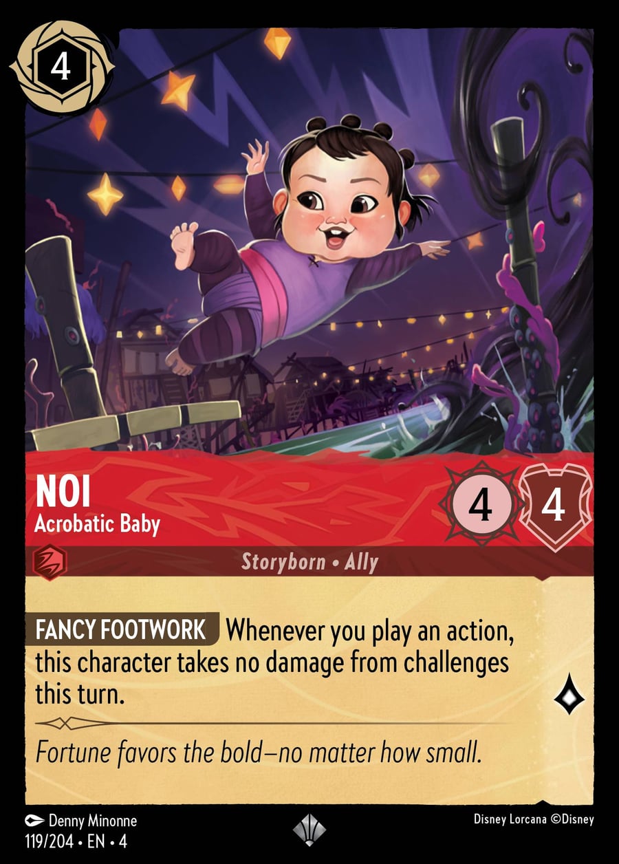 Noi - Acrobatic Baby card art