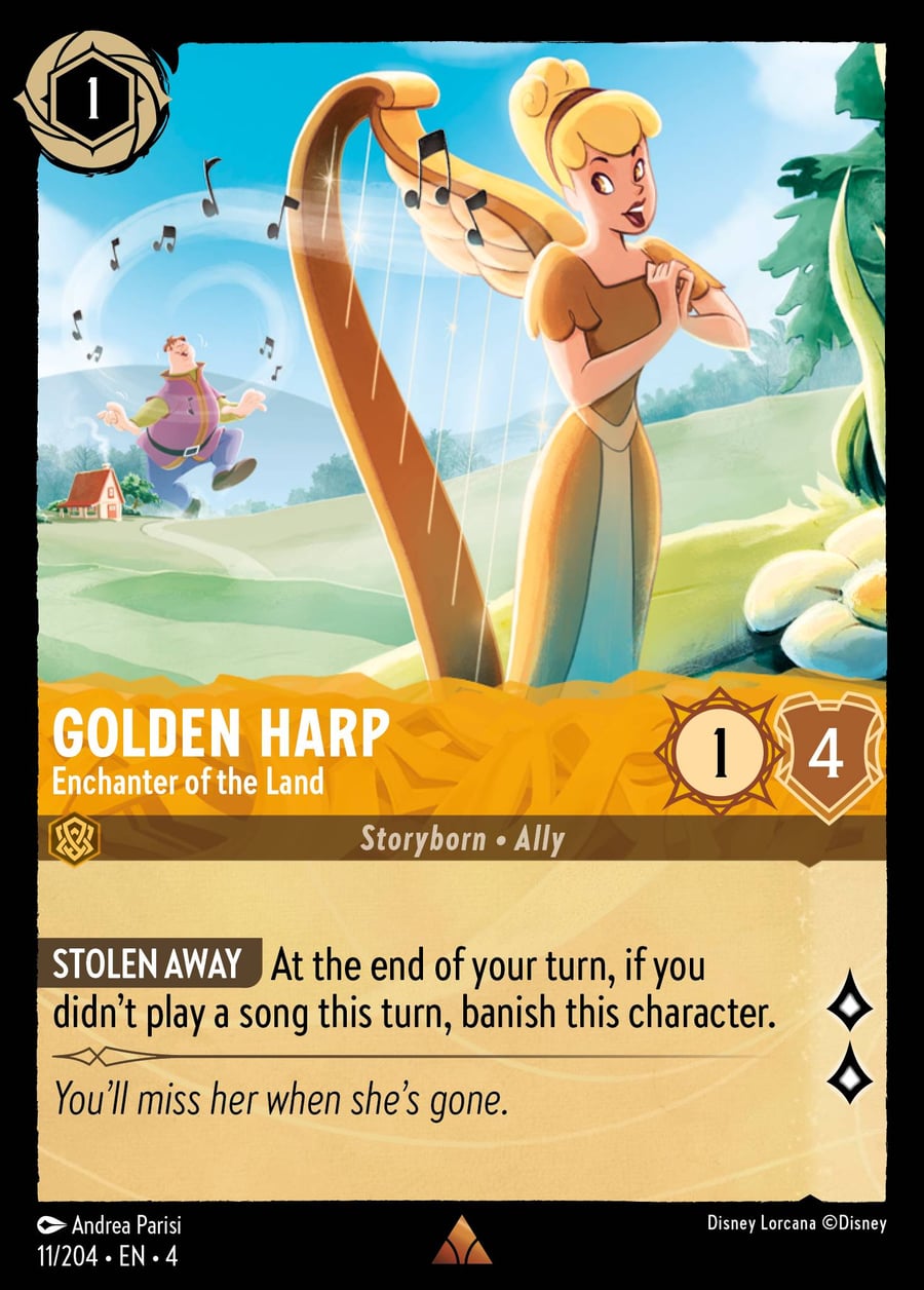 Golden Harp - Enchanter of the Land card art