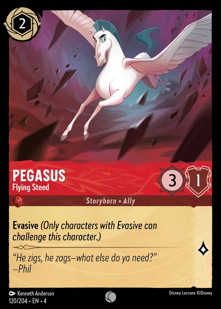 Pegasus - Flying Steed card art