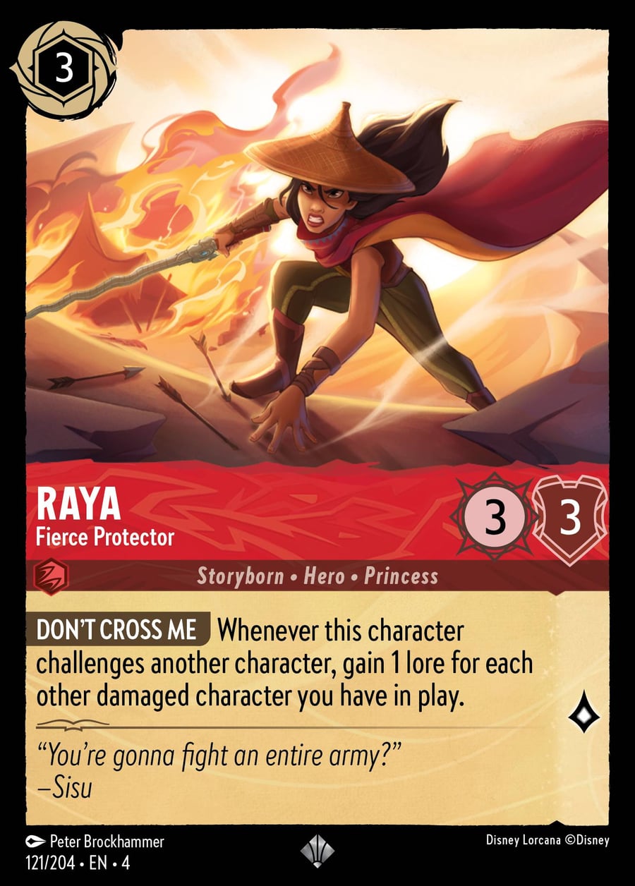 Raya - Fierce Protector card art