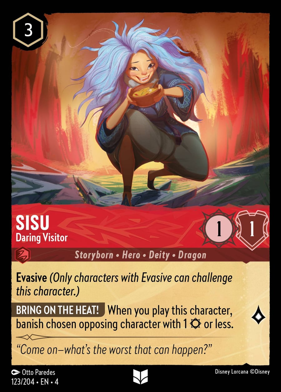 Sisu - Daring Visitor card art