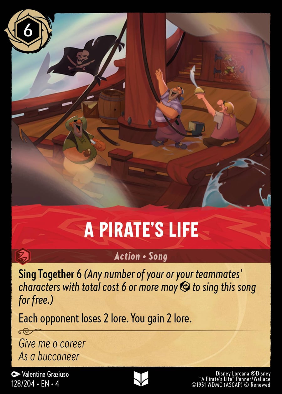 A Pirate’s Life card art