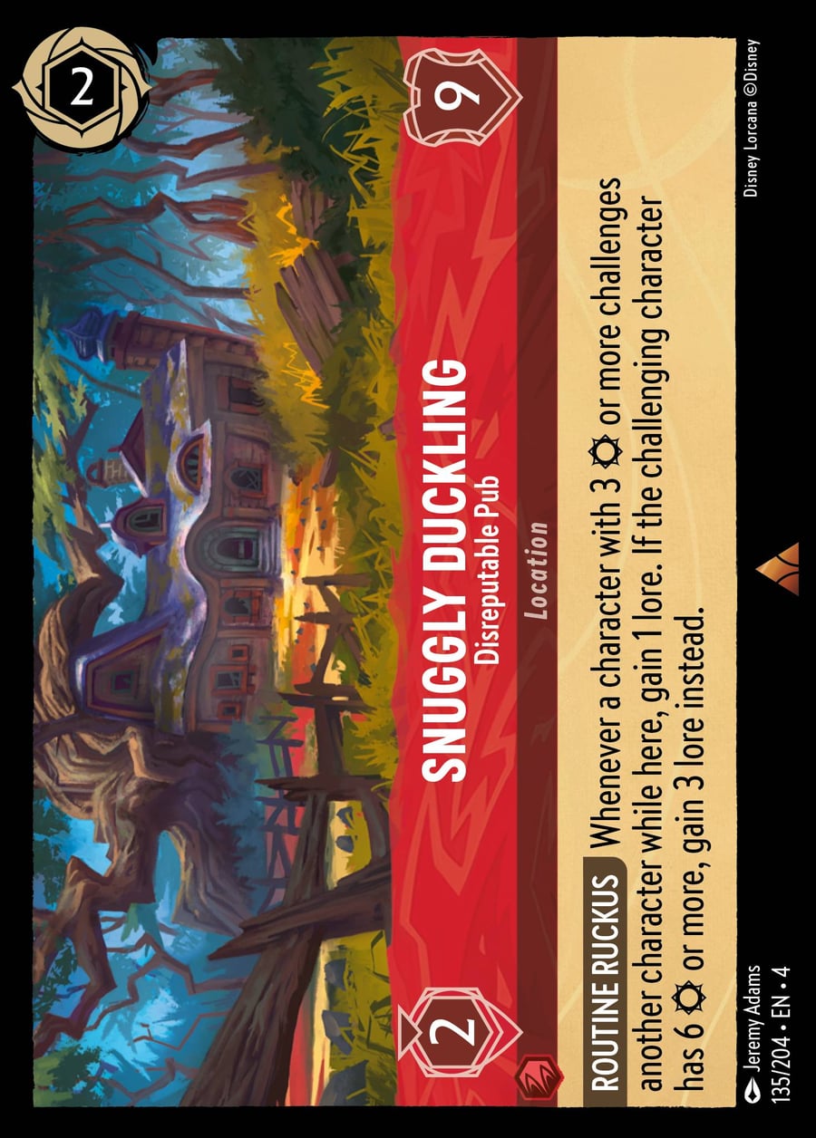 Snuggly Duckling - Disreputable Pub card art