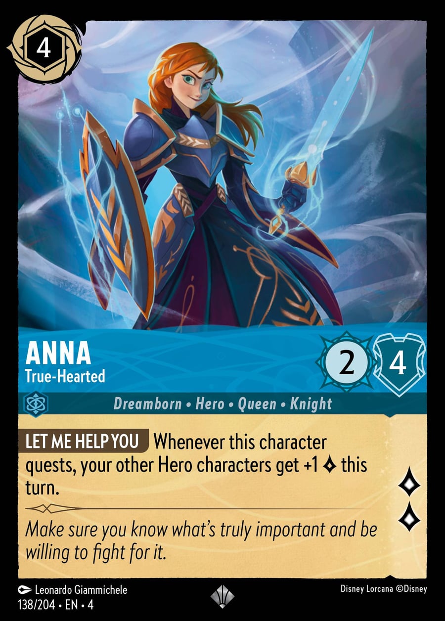 Anna - True-Hearted card art