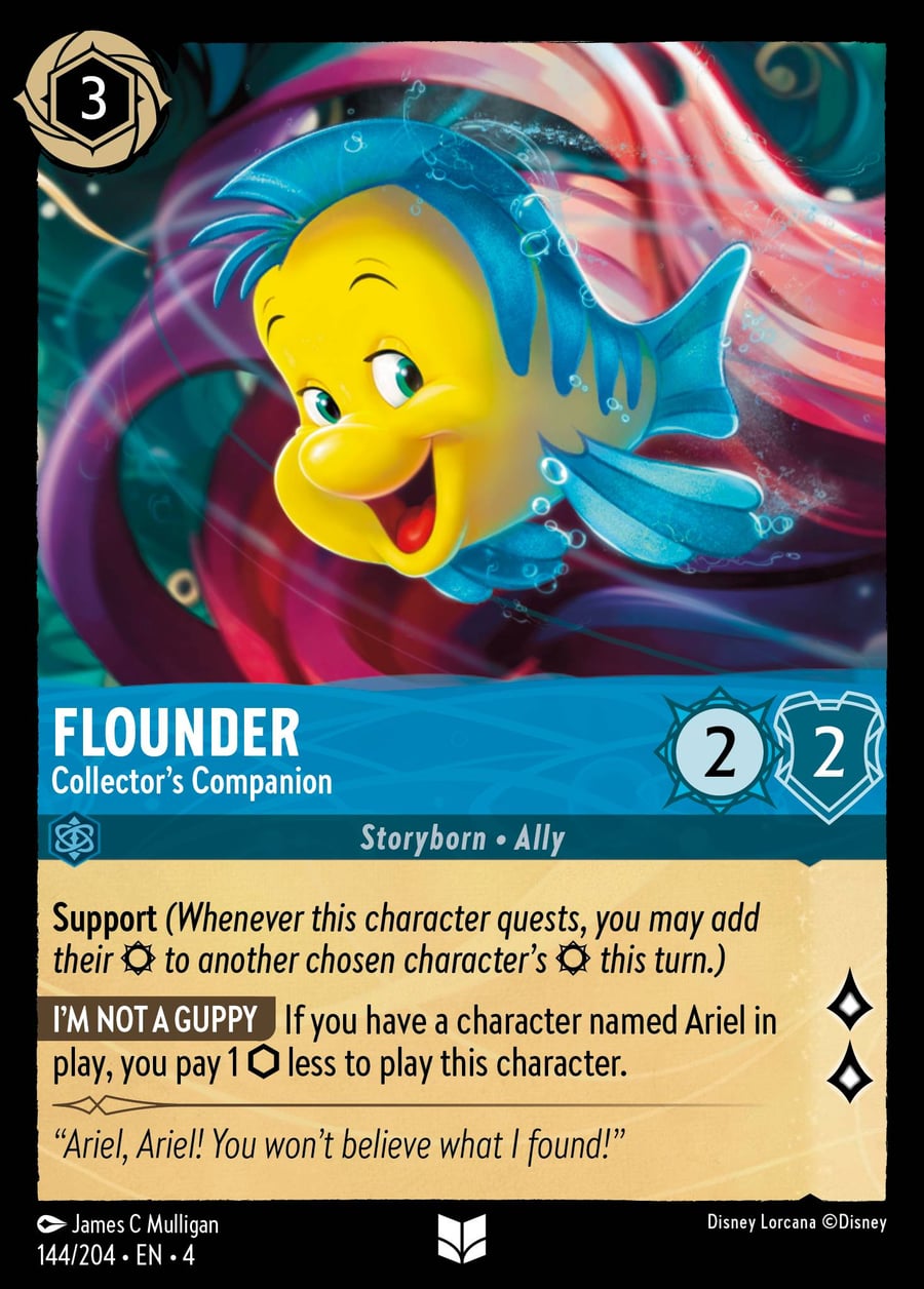 Flounder - Collector’s Companion card art