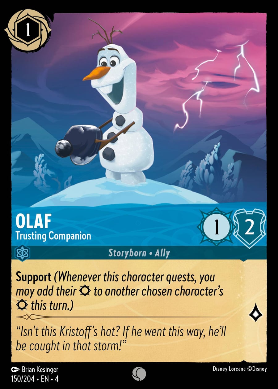 Olaf - Trusting Companion card art