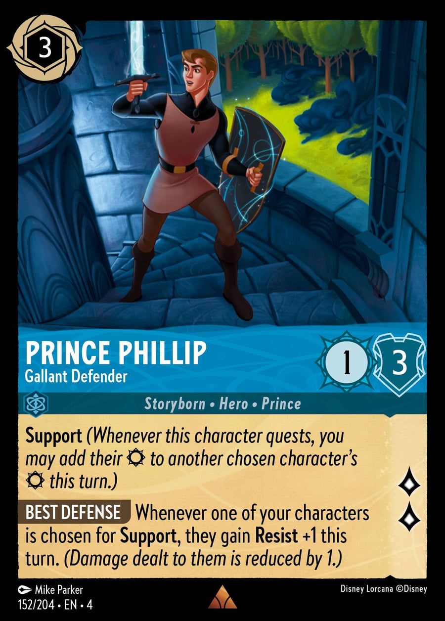 Prince Phillip - Gallant Defender card art
