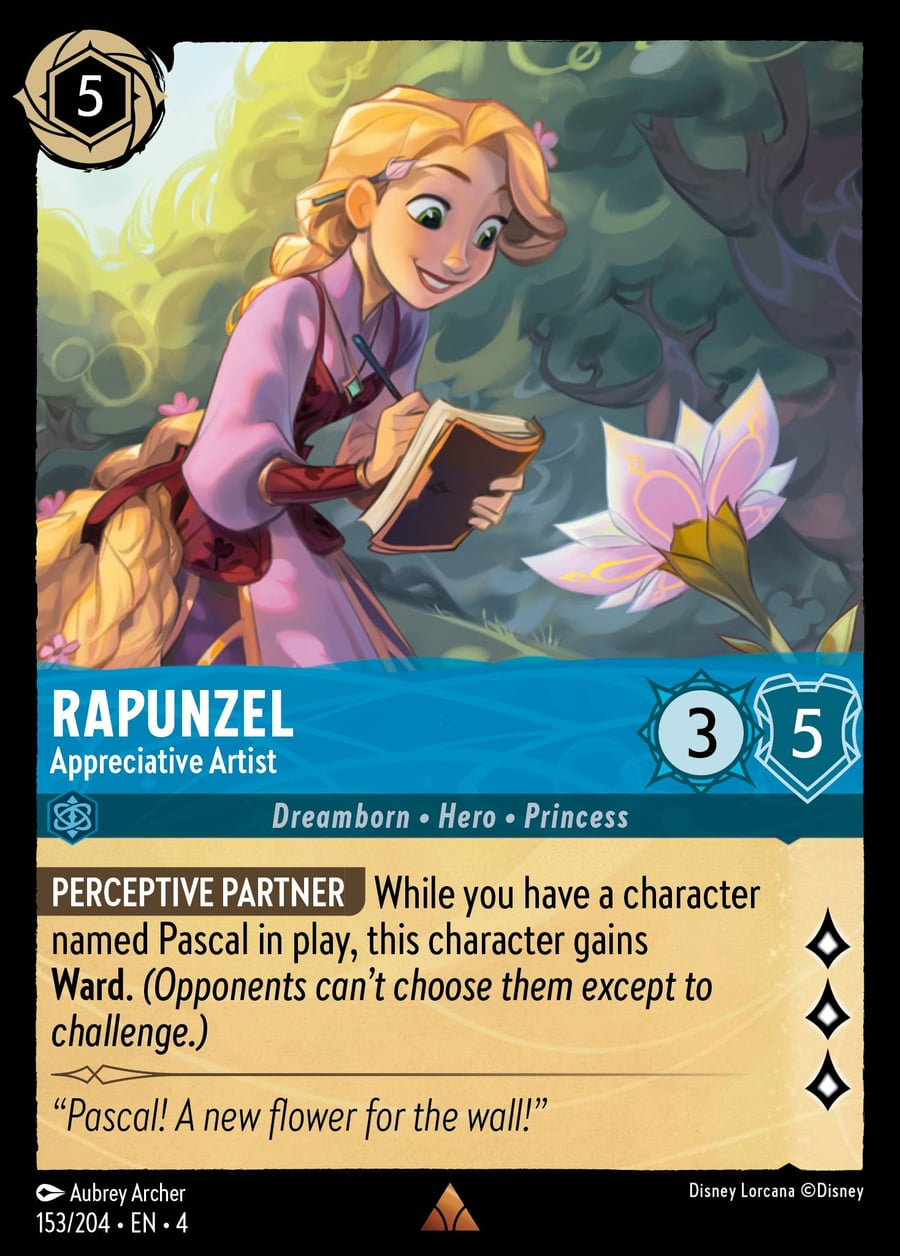 Rapunzel - Appreciative Artist card art
