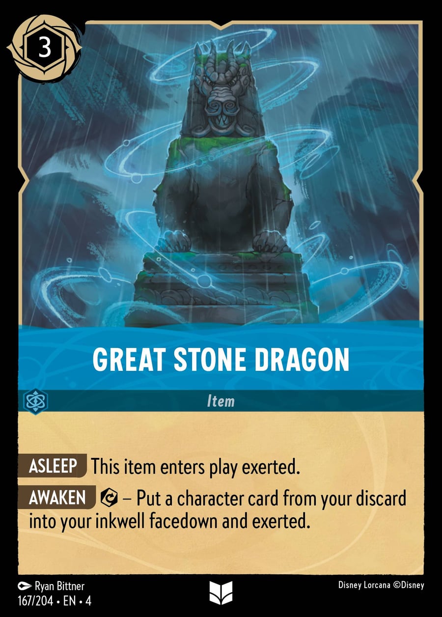 Great Stone Dragon card art