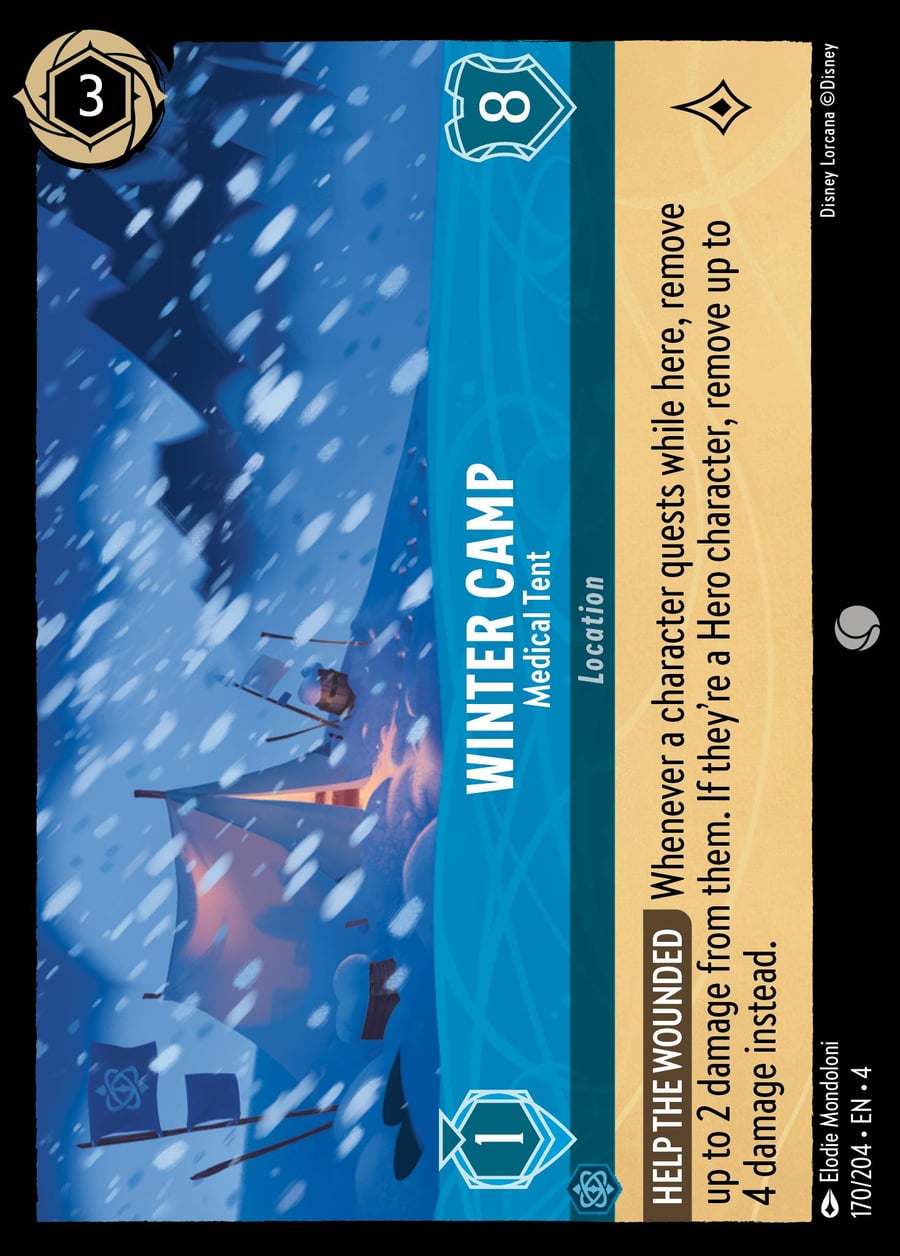Winter Camp - Medical Tent card art