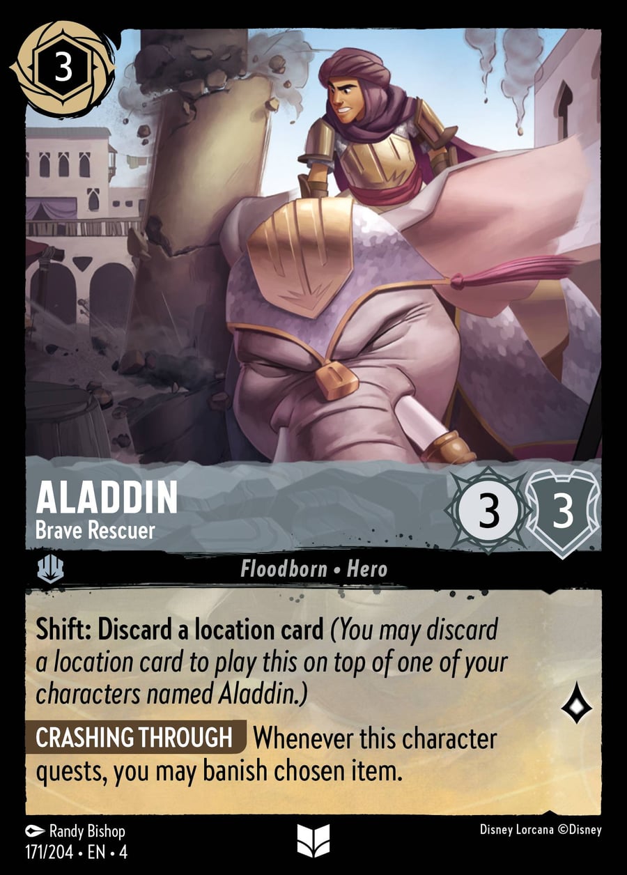 Aladdin - Brave Rescuer card art