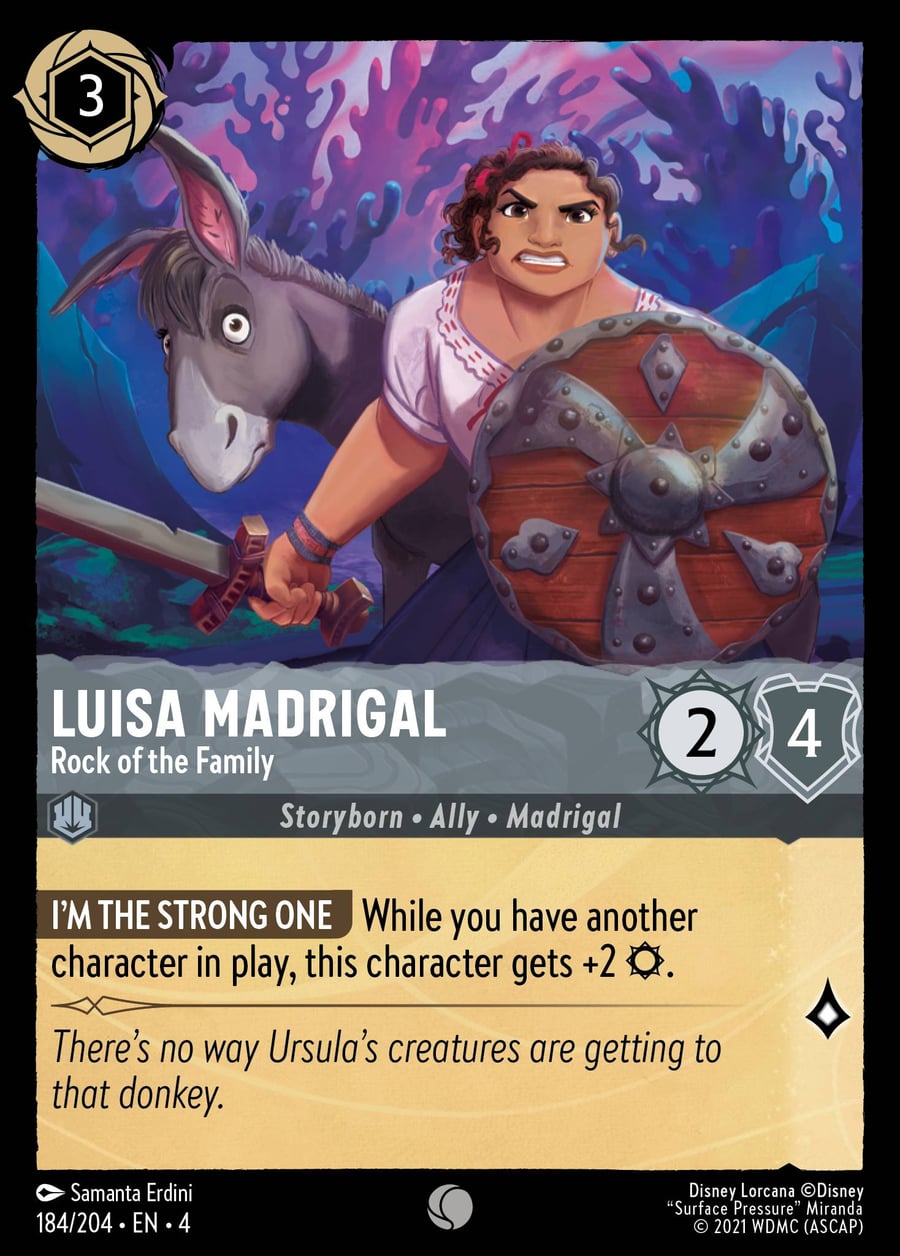 Luisa Madrigal - Rock of the Family card art
