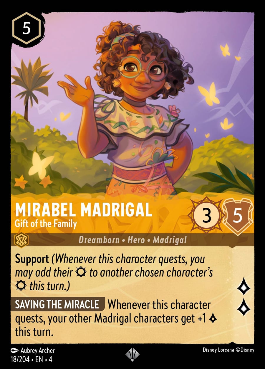 Mirabel Madrigal - Gift of the Family card art