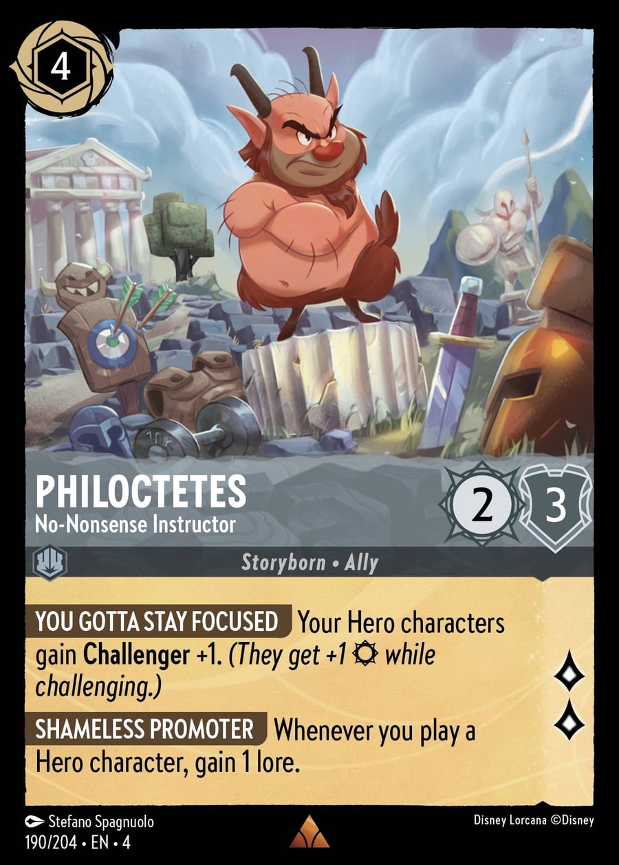 Philoctetes - No-Nonsense Instructor card art