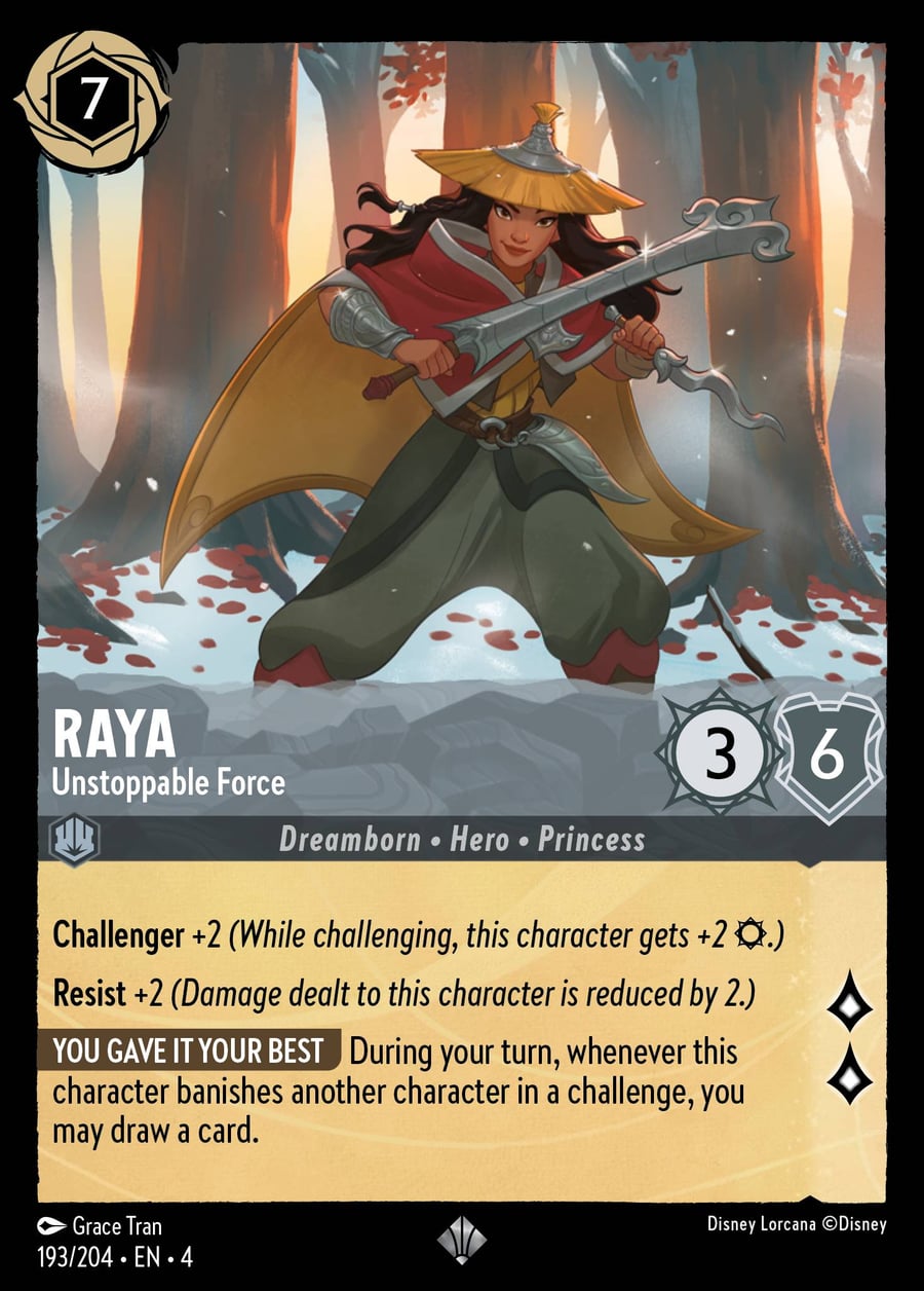 Raya - Unstoppable Force card art