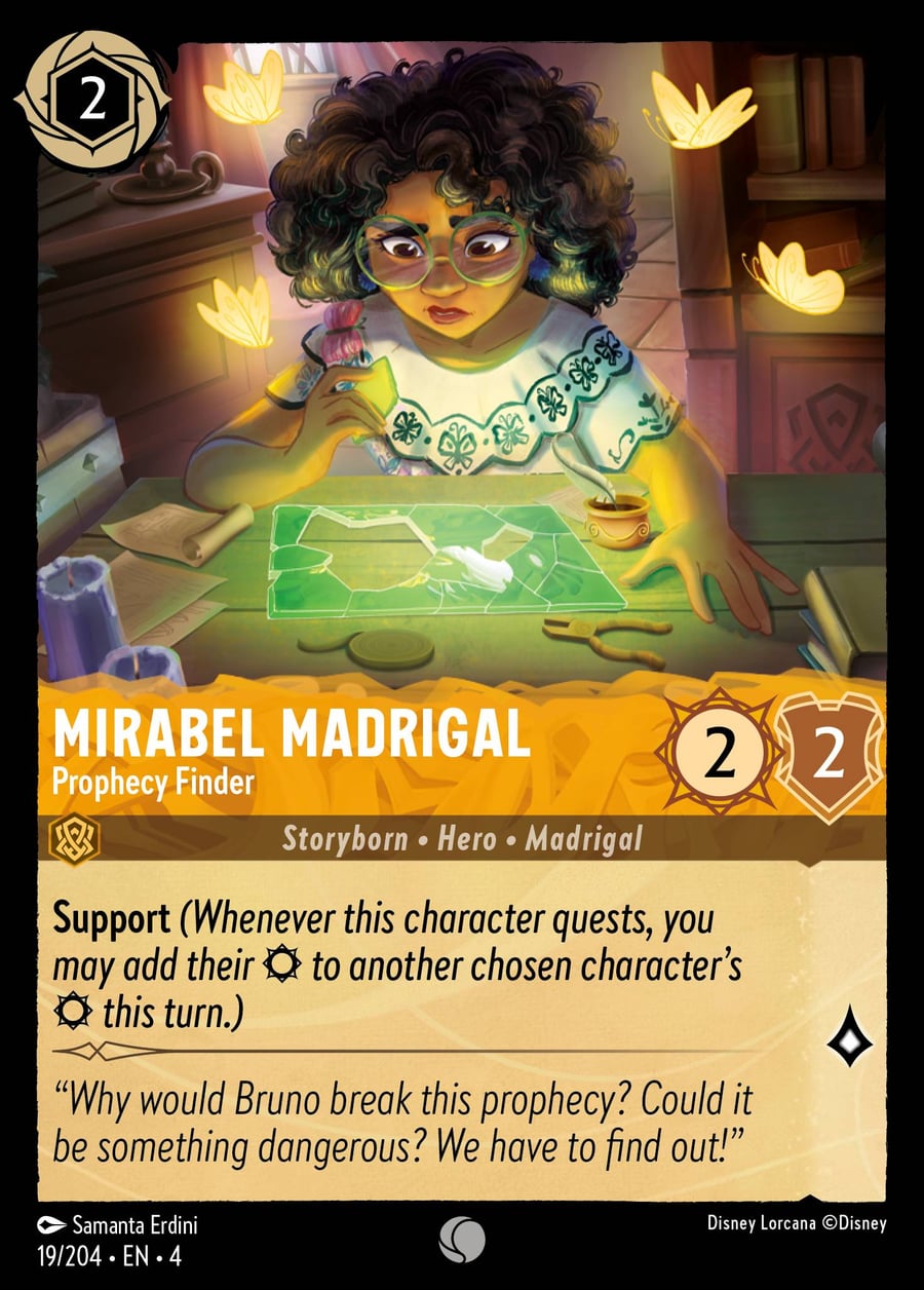 Mirabel Madrigal - Prophecy Finder card art