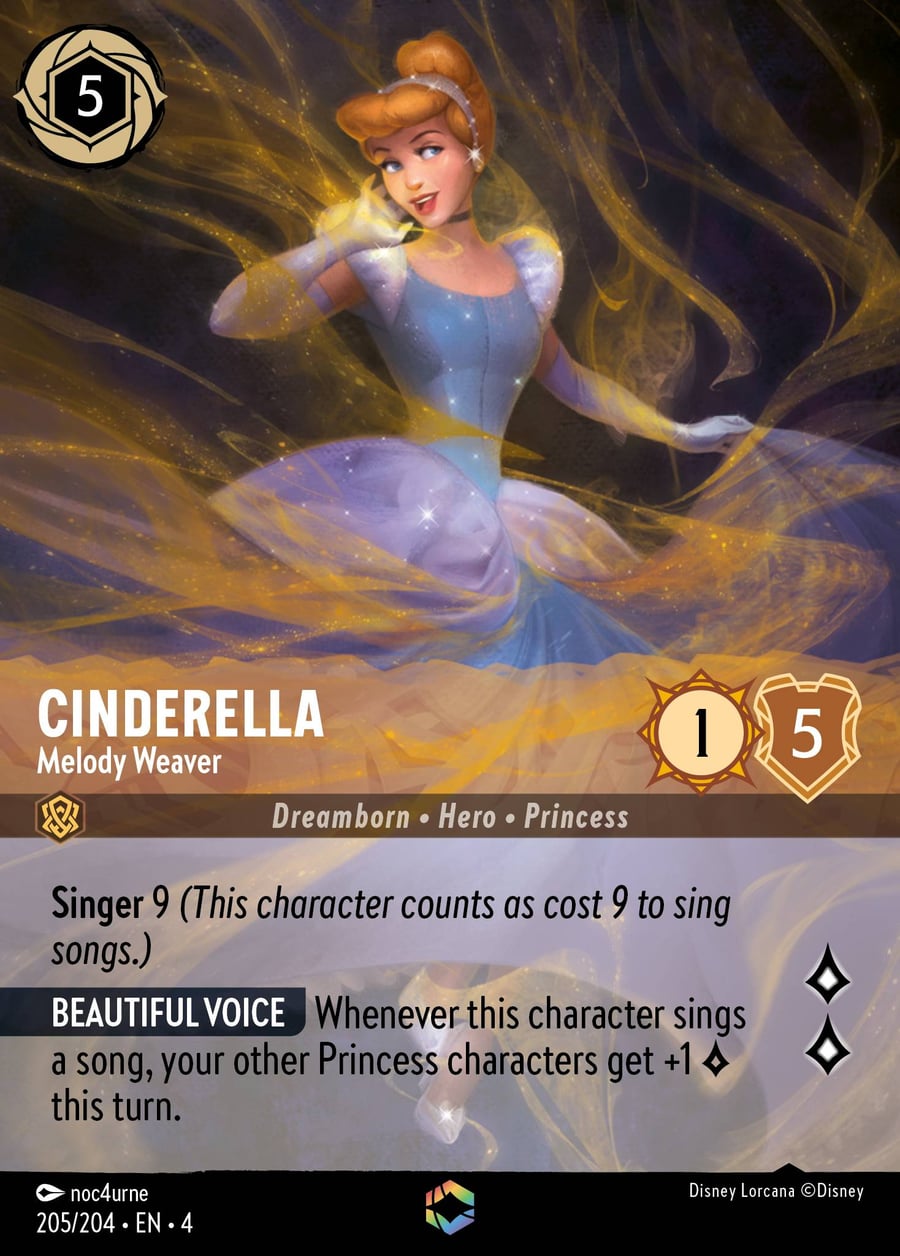 Cinderella - Melody Weaver card art