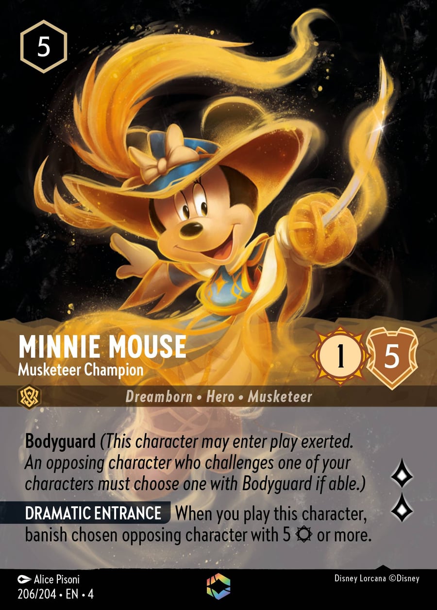 Minnie Mouse - Musketeer Champion card art