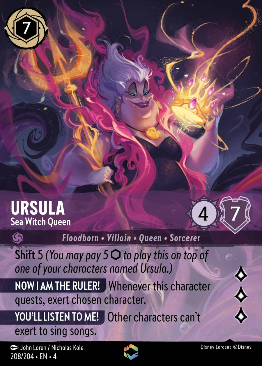 Ursula - Sea Witch Queen card art