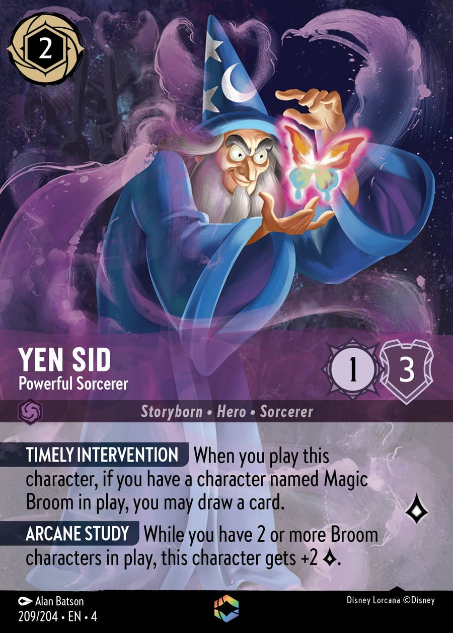 Yen Sid - Powerful Sorcerer card art