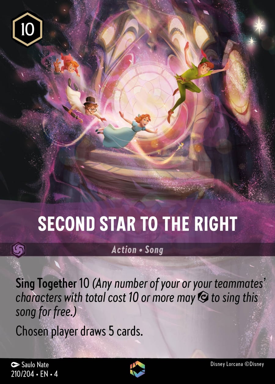 Second Star to the Right card art