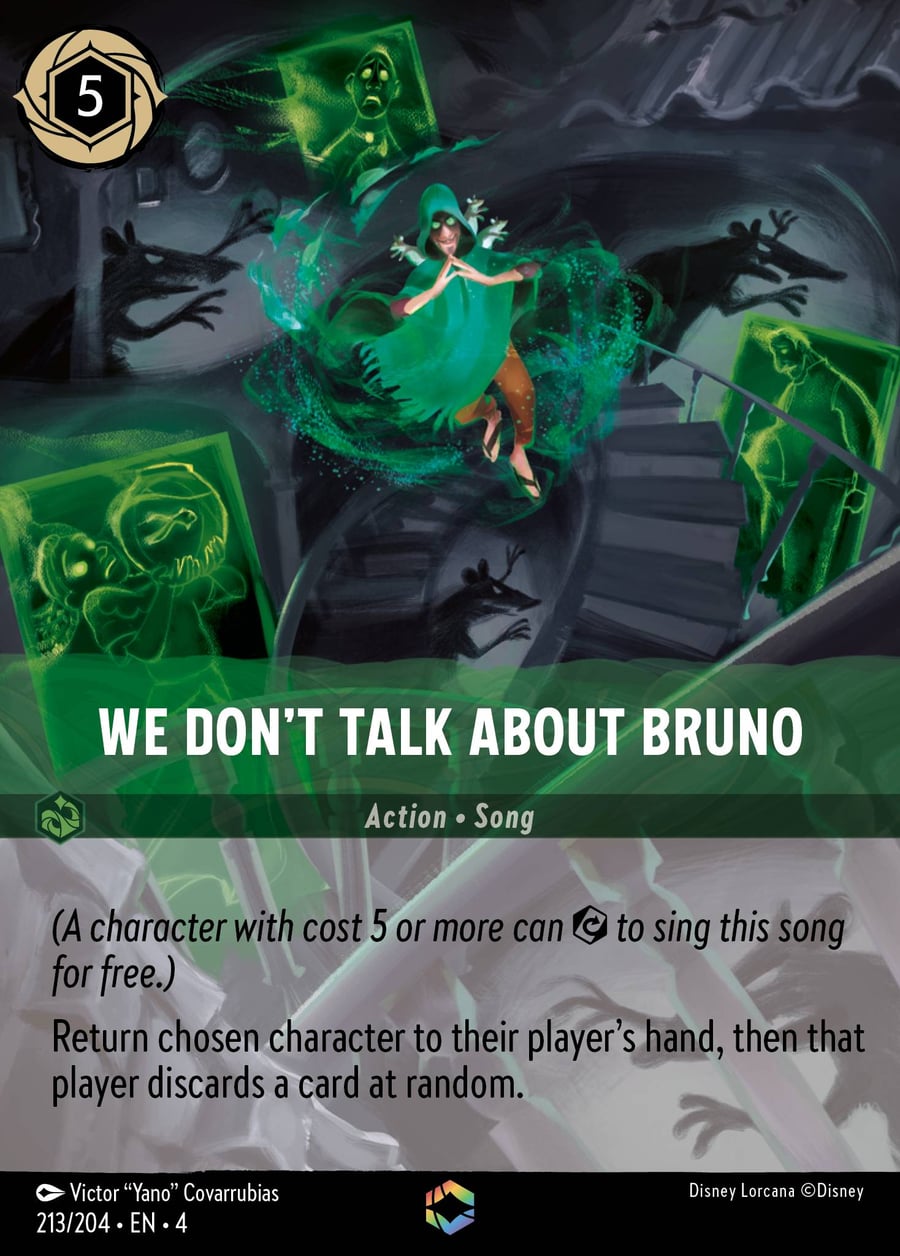 We Don’t Talk About Bruno card art