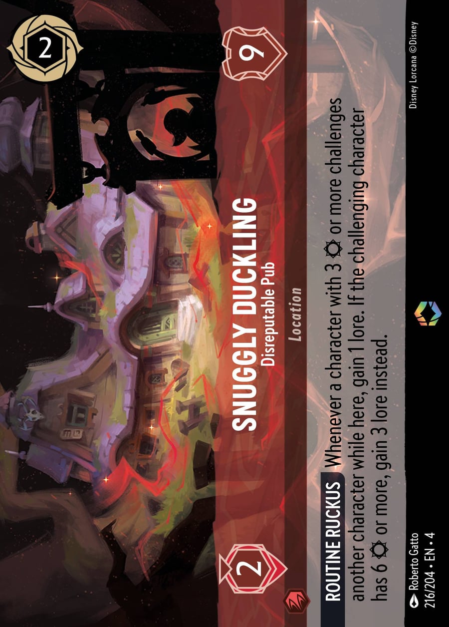 Snuggly Duckling - Disreputable Pub card art