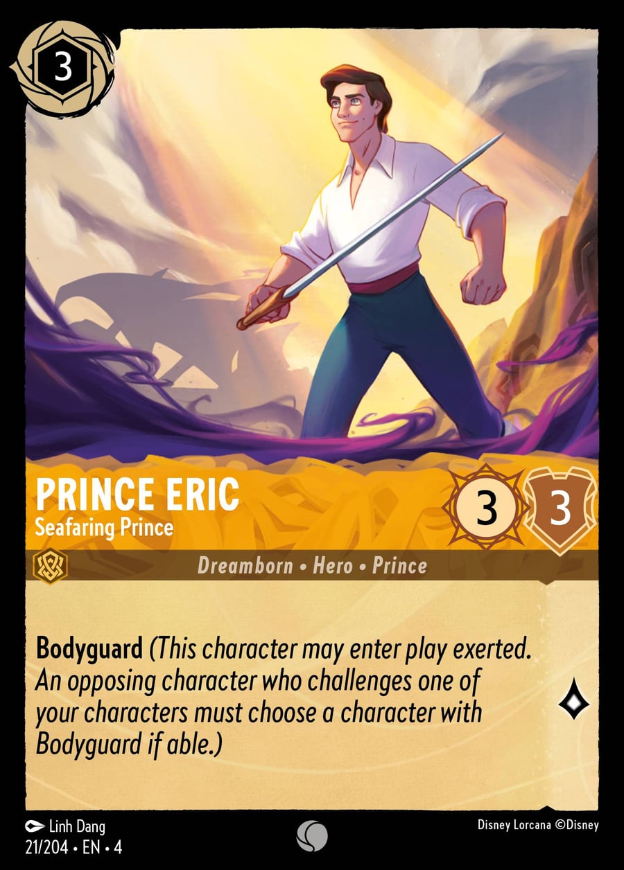 Prince Eric - Seafaring Prince card art